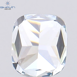 0.23 CT Cushion Shape Natural Diamond Greenish Blue Color VS1 Clarity (3.41 MM)