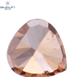 0.22 CT Heart Shape Enhanced Pink Color Natural Loose Diamond SI1 Clarity (3.60 MM)