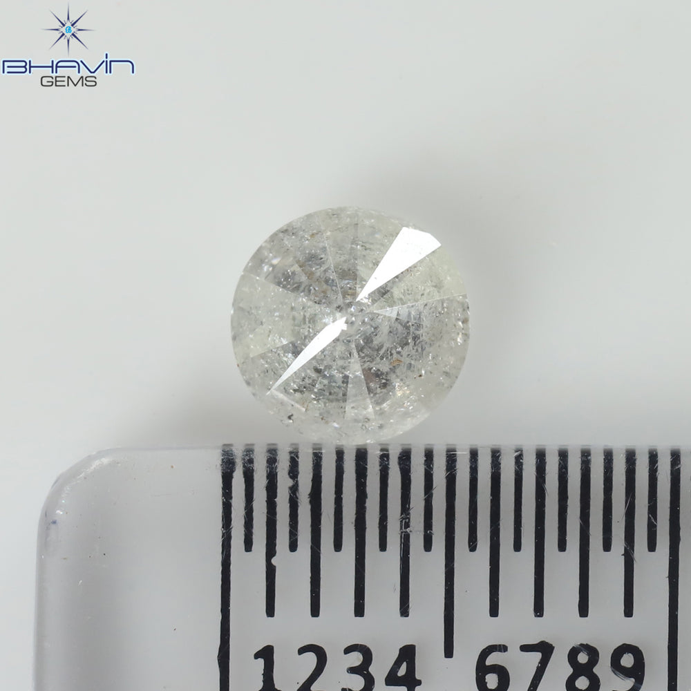 0.65 CT Round Shape Natural Diamond White Color I3 Clarity (5.36 MM)