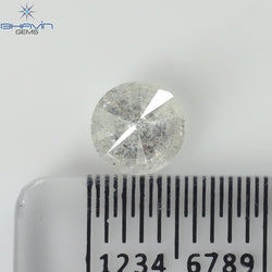 0.65 CT Round Shape Natural Diamond White Color I3 Clarity (5.36 MM)
