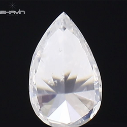0.07 CT Pear Shape Natural Diamond White Color SI2 Clarity (3.47 MM)