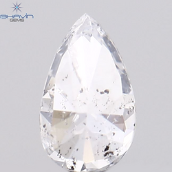0.21 CT Pear Shape Natural Diamond White Color I1 Clarity (4.90 MM)