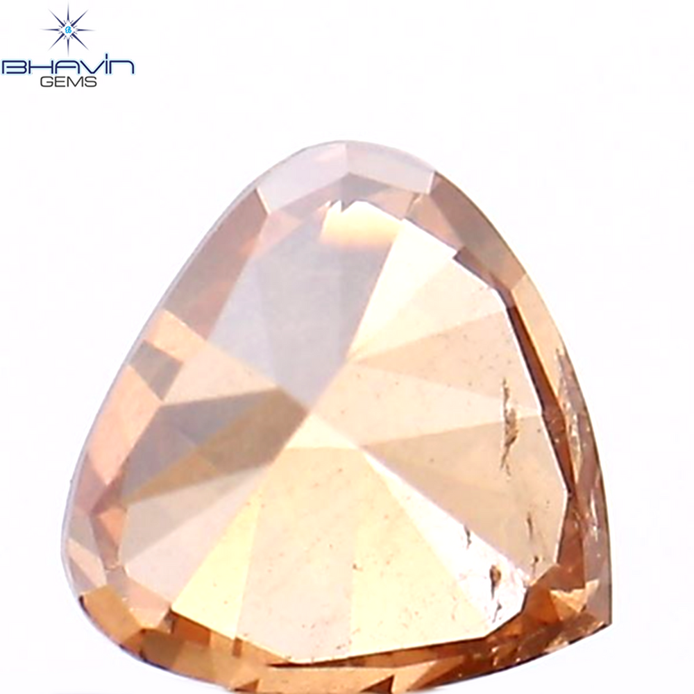 0.25 CT Heart Shape Enhanced Pink Color Natural Loose Diamond SI1 Clarity (4.03 MM)