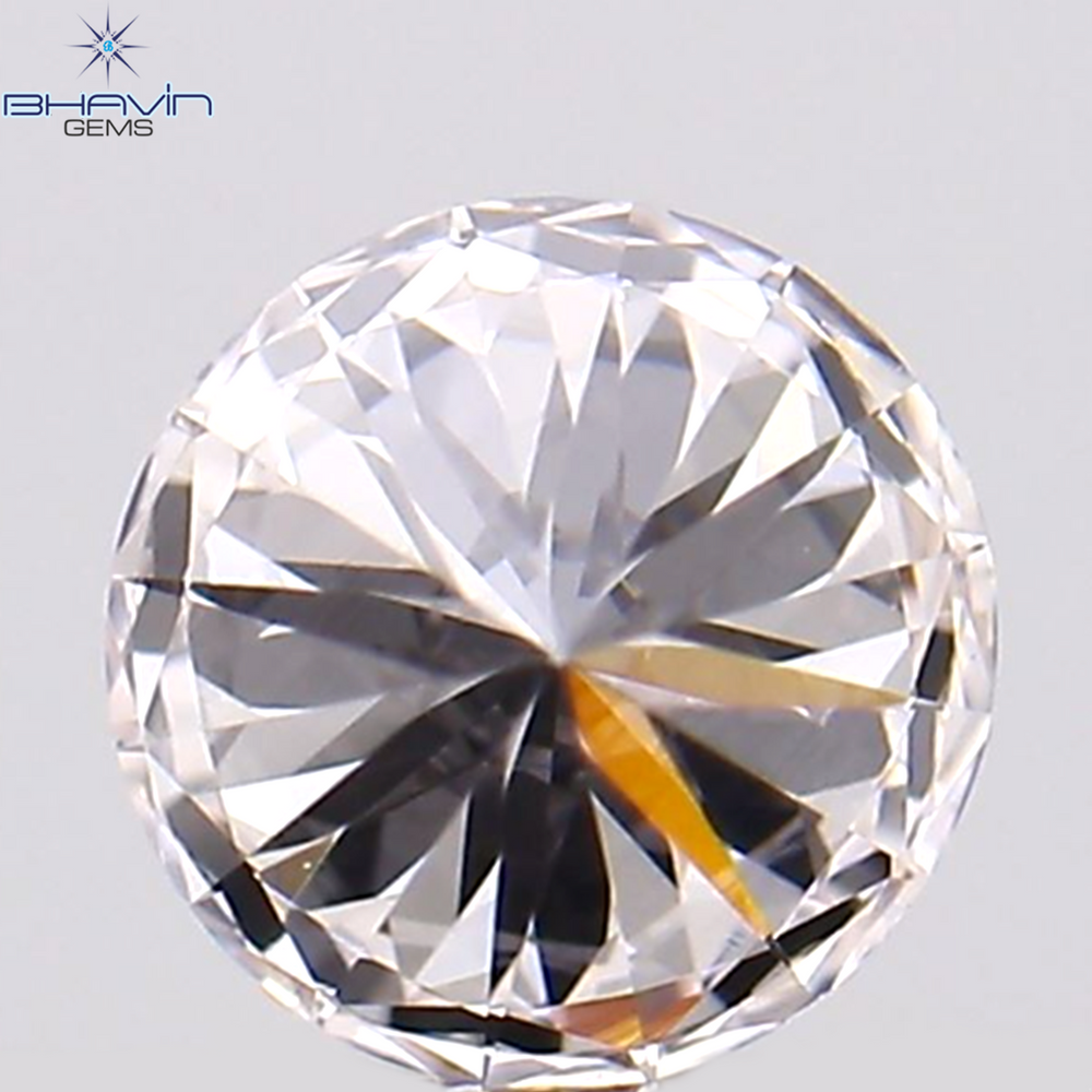 0.20 CT Round Shape Natural Diamond Pink Color VS1 Clarity (3.80 MM)