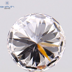 0.20 CT Round Shape Natural Diamond Pink Color VS1 Clarity (3.80 MM)