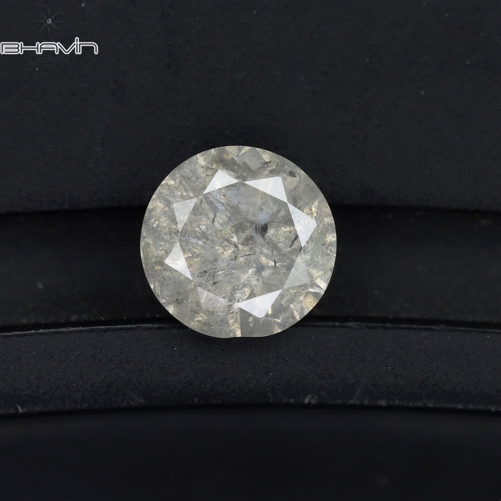 0.54 CT Round Shape Natural Loose Diamond White Color I3 Clarity (5.13 MM)