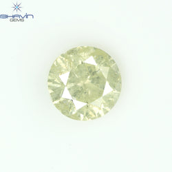 0.39 CT Round Shape Natural Loose Diamond White(M) Color I3 Clarity (4.53 MM)