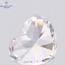 0.23 CT Heart Shape Natural Diamond Pink Color VS1 Clarity (3.97 MM)