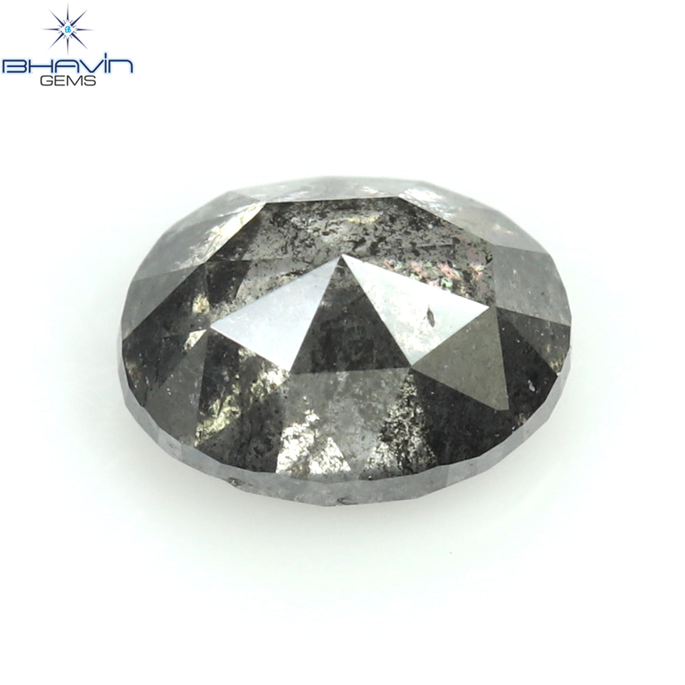 0.36 CT Oval Shape Natural Diamond Salt And Papper Color I3 Clarity (4.66 MM)