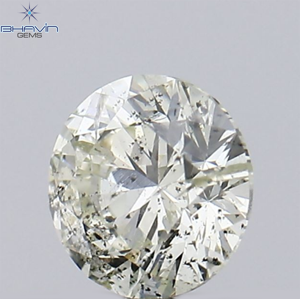 0.25 CT Round Shape Natural Loose Diamond White(K)  Color I1 Clarity (3.93 MM)