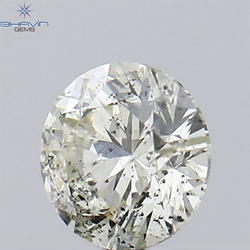 0.25 CT Round Shape Natural Loose Diamond White(K)  Color I1 Clarity (3.93 MM)