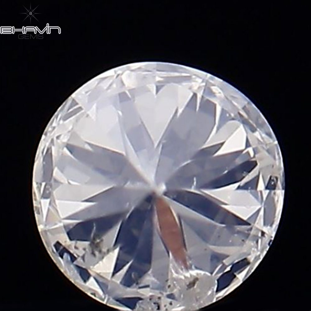 0.06 CT Round Shape Natural Loose Diamond White Color SI1 Clarity (2.56 MM)