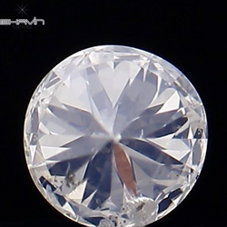 0.06 CT Round Shape Natural Loose Diamond White Color SI1 Clarity (2.56 MM)
