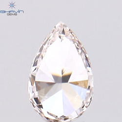 0.08 CT Pear Shape Natural Diamond Pink Color VS1 Clarity (3.45 MM)