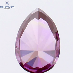 0.41 CT Pear Shape Natural Diamond Pink Color VS1 Clarity (5.94 MM)