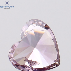 0.21 CT Heart Shape Natural Diamond Pink Color SI2 Clarity (3.88 MM)