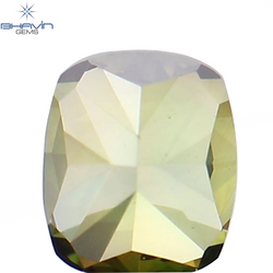0.27 CT Cushion Shape Natural Loose Diamond Green Color VS1 Clarity (3.77 MM)