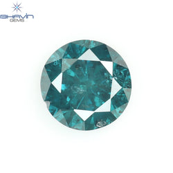 0.45 CT Round Diamond Natural Loose Diamond Blue Color I3 Clarity (4.75 MM)