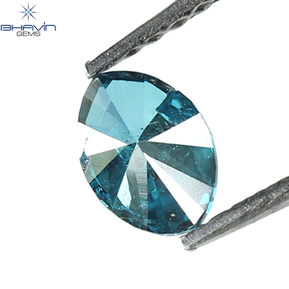 0.47 CT Marquise Diamond Blue Diamond I3 Clarity (6.23 MM)