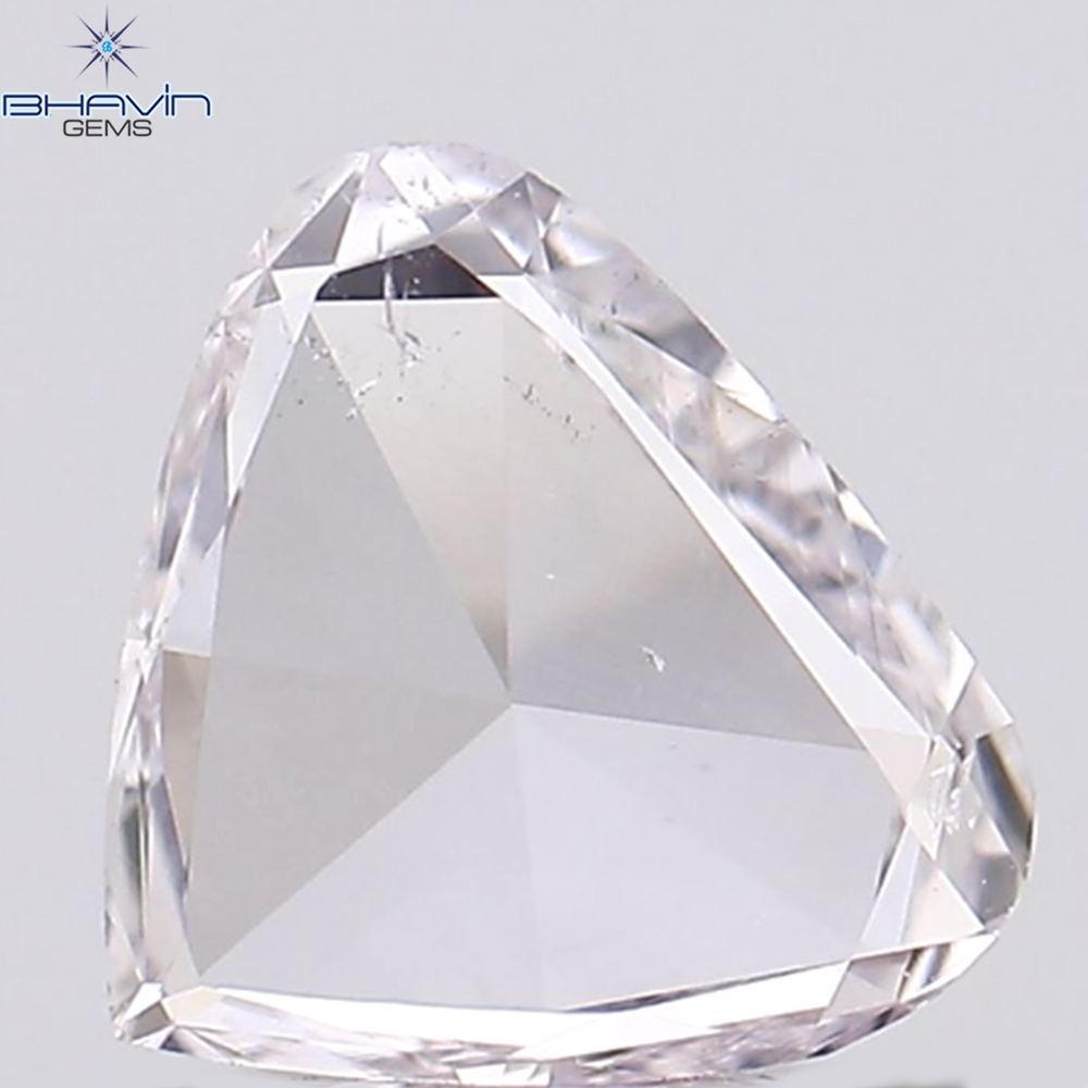 0.26 CT Heart Shape Natural Diamond Pink Color VS2 Clarity (5.38 MM)