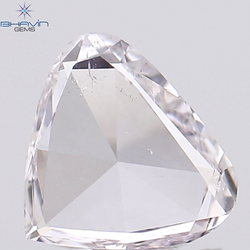 0.26 CT Heart Shape Natural Diamond Pink Color VS2 Clarity (5.38 MM)