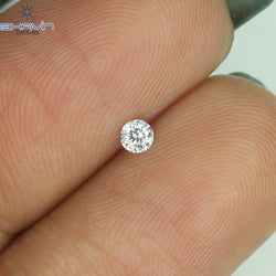 0.06 CT Round Shape Natural Loose Diamond White Color SI1 Clarity (2.40 MM)