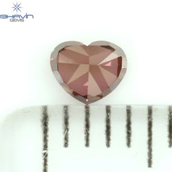 0.20 CT Heart Shape Pink Color Natural Loose Diamond VS1 Clarity (3.73 MM)