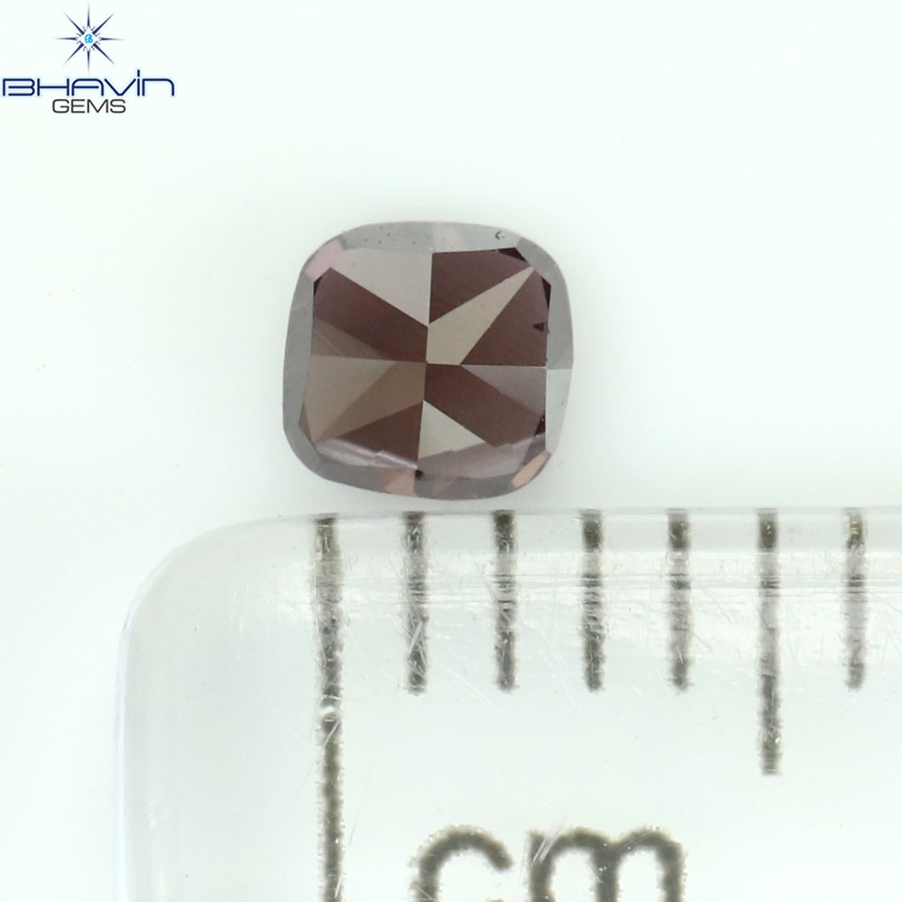 0.17 CT Cushion Shape Natural Loose Diamond Pink Color VS1 Clarity (3.30 MM)