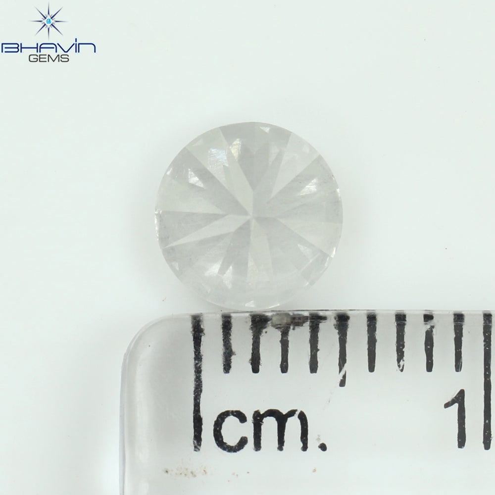 1.06 CT Round Shape Natural Loose Diamond White Color I3 Clarity (6.55 MM)