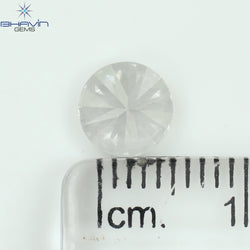 1.06 CT Round Shape Natural Loose Diamond White Color I3 Clarity (6.55 MM)