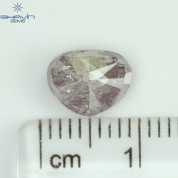 2.29 CT Heart Diamond Pink Color Natural Loose Diamond I3 Clarity (8.50 MM)