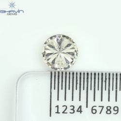 IGI Certified 0.50 CT White(J) Diamond Round Diamond Natural Loose Diamond VS2 Clarity (4.99 MM)