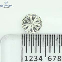 IGI Certified 0.31 CT Round Diamond White(J) Diamond Natural Loose Diamond SI1 Clarity (5.34 MM)