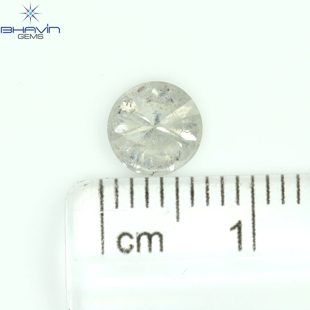 1.06 CT Round Shape Natural Loose Diamond White Color I3 Clarity (6.38 MM)