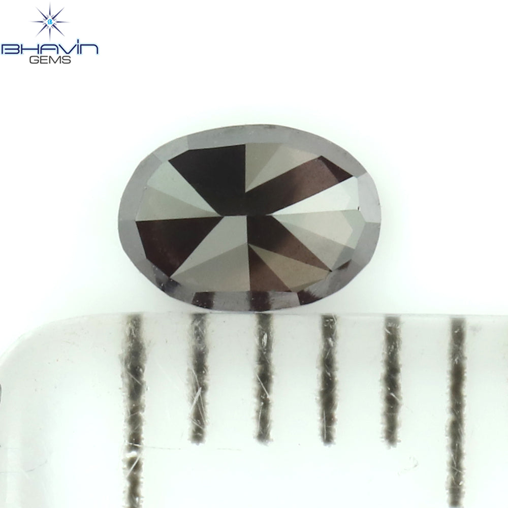 0.20 CT Oval Shape Natural Diamond Pink Color I3 Clarity (4.13 MM)