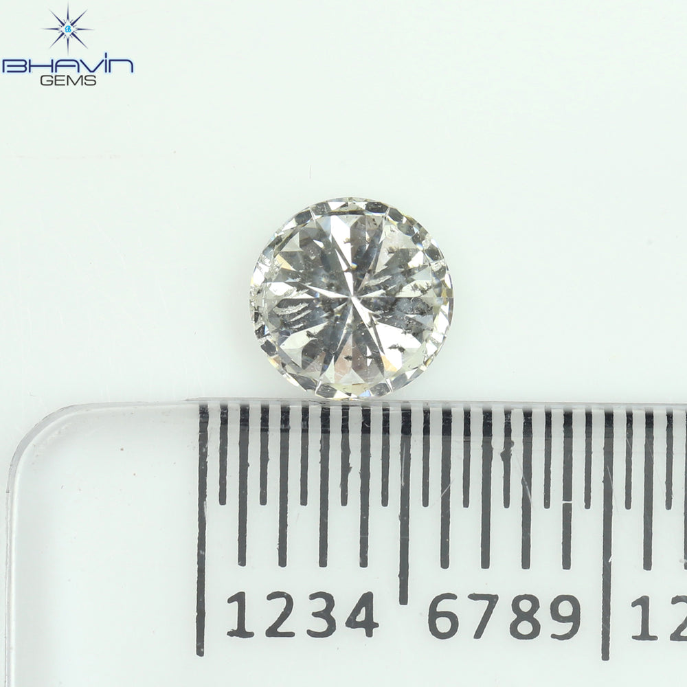 IGI Certified 0.50 CT Round Diamond White(G) Diamond Natural Loose Diamond SI2 Clarity (5.02 MM)