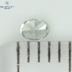 0.08 CT Oval Shape Natural Diamond Green Color VS2 Clarity (2.83 MM)