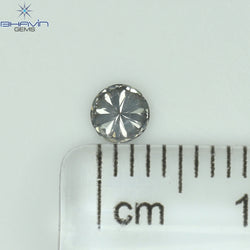 0.19 CT Round Shape Natural Diamond Orange Yellow Color SI2 Clarity (3.66 MM)