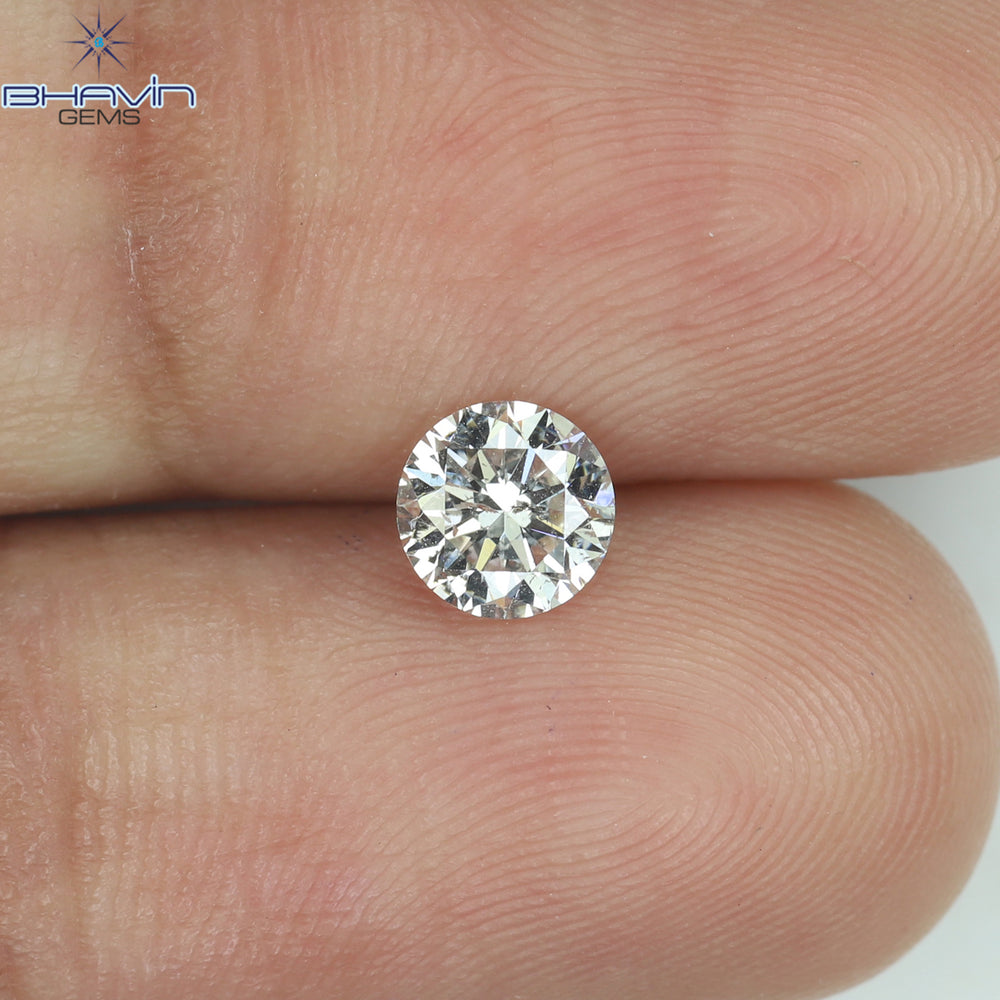 IGI Certified 0.50 CT Round Diamond White(G) Diamond Natural Loose Diamond SI2 Clarity (5.02 MM)