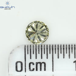 0.31 CT Round Shape Natural Loose Diamond White (L) Color VS1 Clarity (4.22 MM)