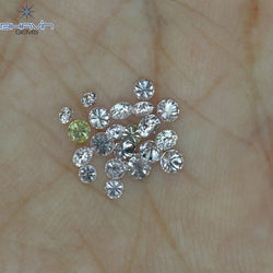 0.62 CT/21 Pcs Round Shape Natural Loose Diamond Pink Color VS2 Clarity (2.30 MM)