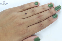 0.26 CT Cushion Shape Natural Loose Diamond Enhanced Pink Color VS1 Clarity (3.45 MM)