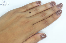 0.17 CT Oval Shape Natural Loose Diamond Pink Color VS1 Clarity (3.64 MM)