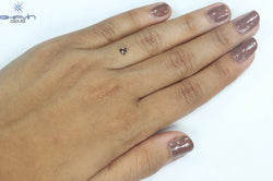 0.26 CT Heart Shape Enhanced Pink Color Natural Loose Diamond SI1 Clarity (3.92 MM)