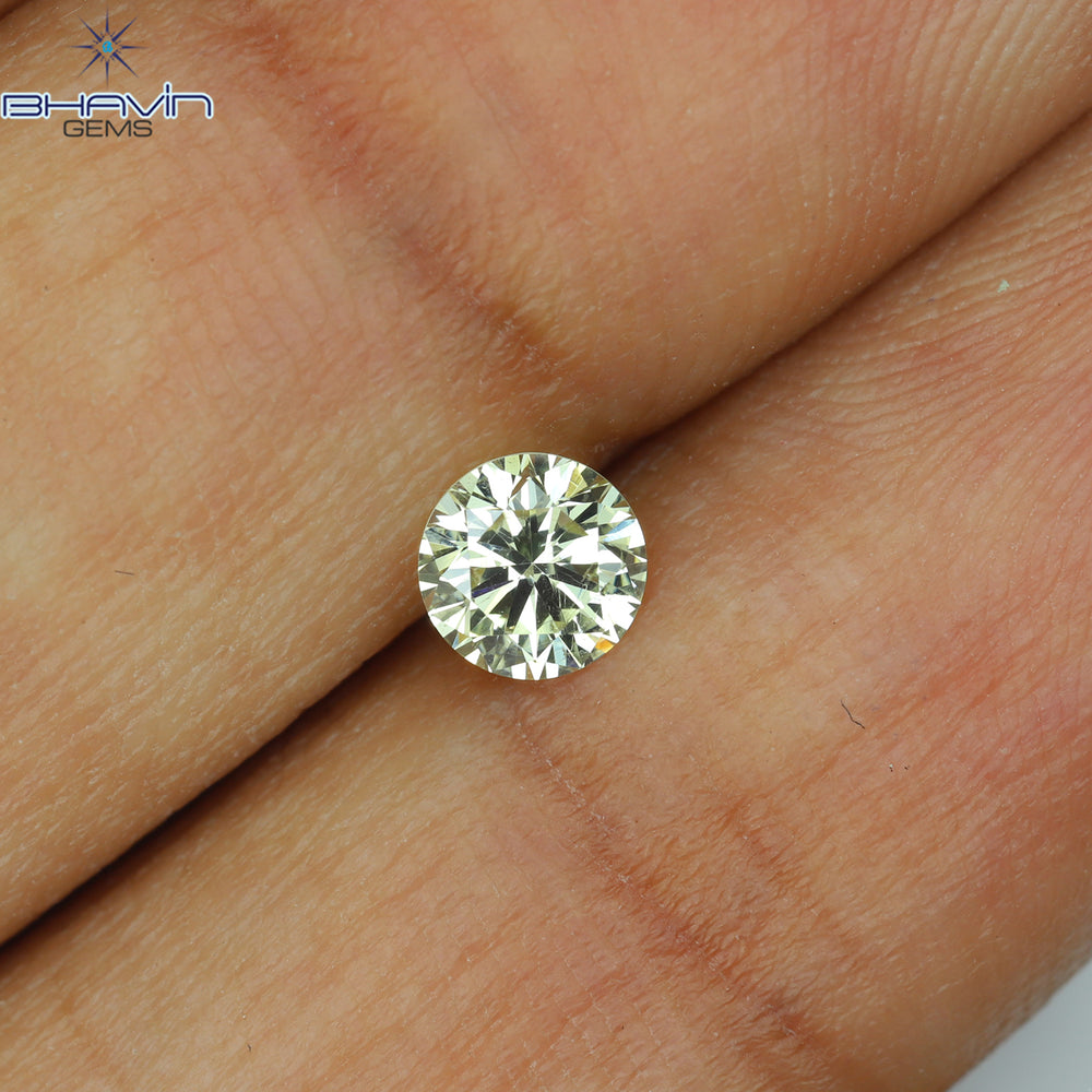 0.23 CT Round Shape Natural Loose Diamond White (M) Color SI1 Clarity (4.34 MM)