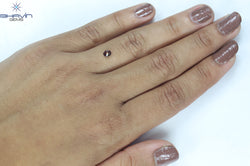 0.23 CT Oval Shape Natural Loose Diamond Pink Color VS1 Clarity (4.33 MM)