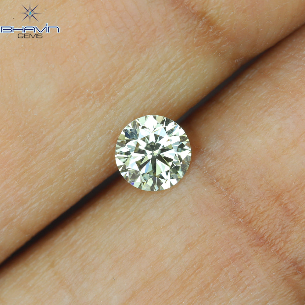 0.31 CT Round Shape Natural Loose Diamond White (L) Color VS1 Clarity (4.22 MM)