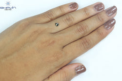 0.32 CT Heart Shape Enhanced Green Color Natural Loose Diamond VS2 Clarity (4.11 MM)