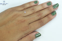 0.20 CT Round Shape Natural Diamond Pink Color VS1 Clarity (3.80 MM)