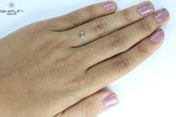 0.40 CT Round Shape Natural Loose Diamond Brown Color VS2 Clarity (4.64 MM)